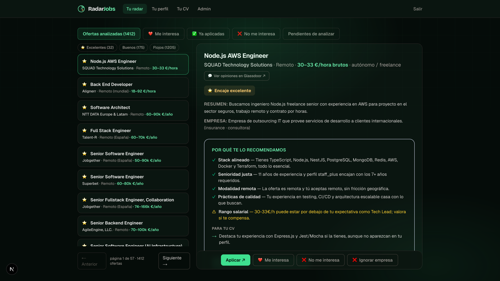 RadarJobs.ai — AI Job Discovery